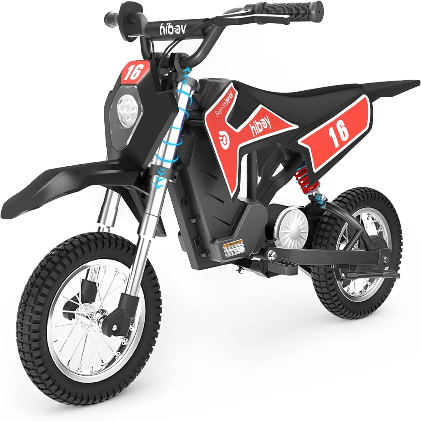 Electric Motorcycle - Up to 15.5 MPH & 13.7 Miles Long-Range,