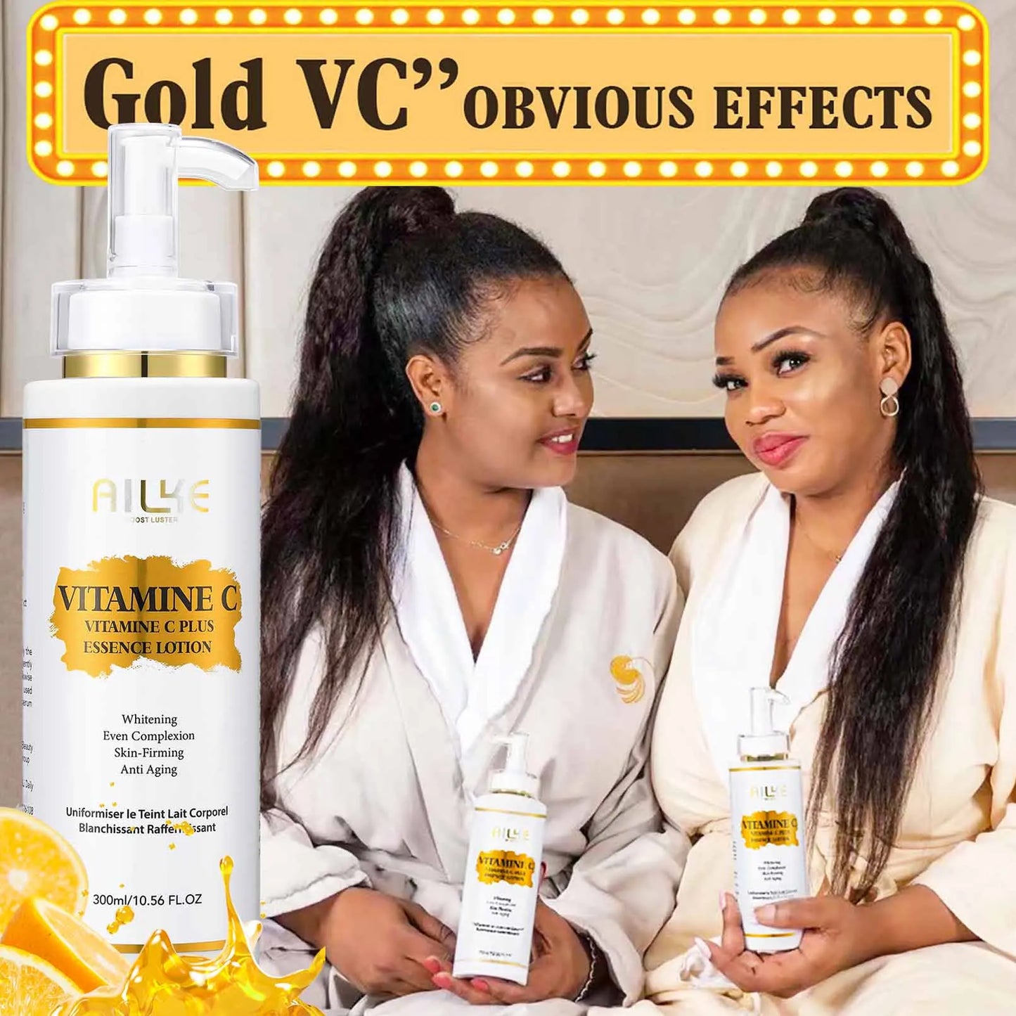 Vitamin C Skin Care Kit, With Lightening Body Lotion,