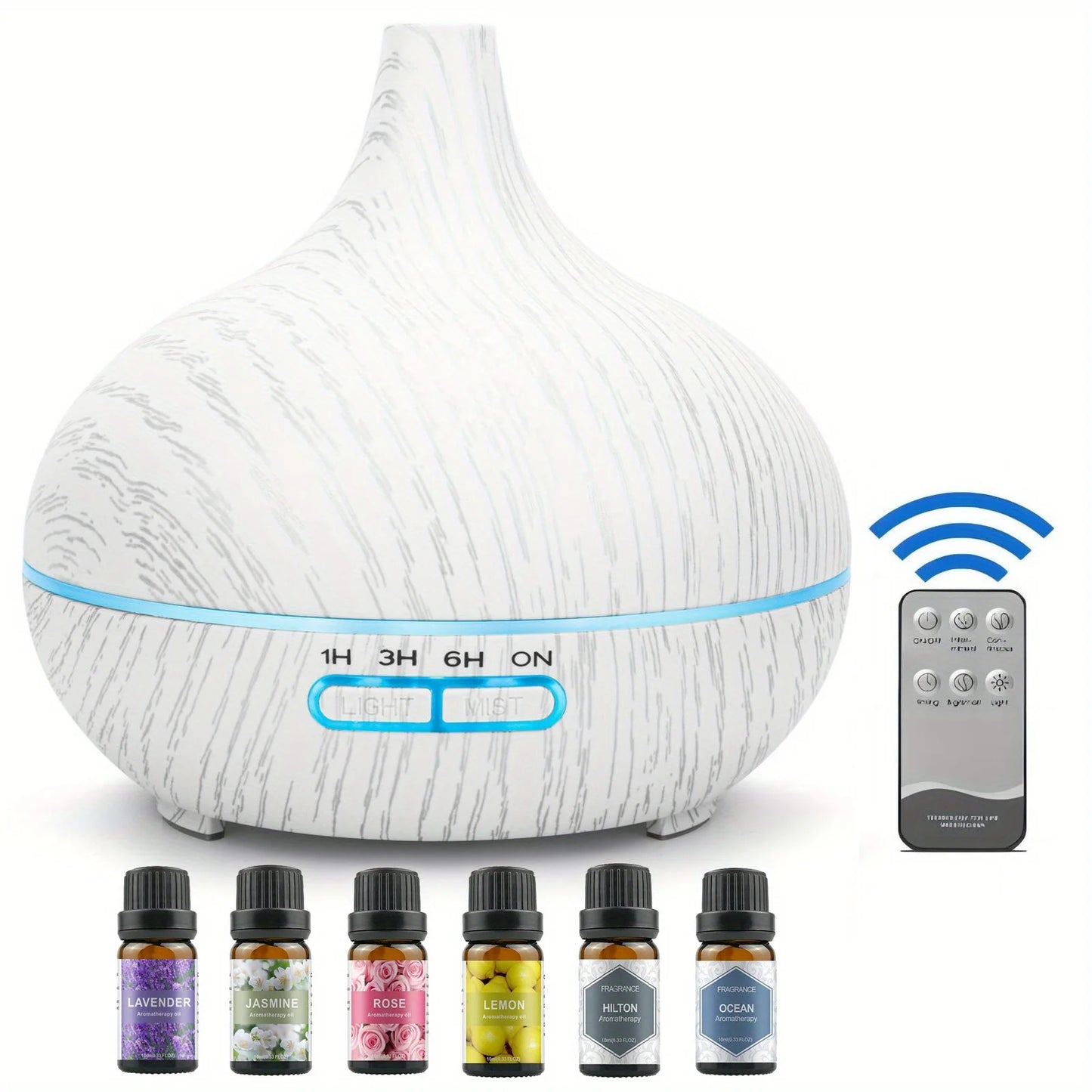 Essential Oil Aroma Diffuser with 6-Bottle 1