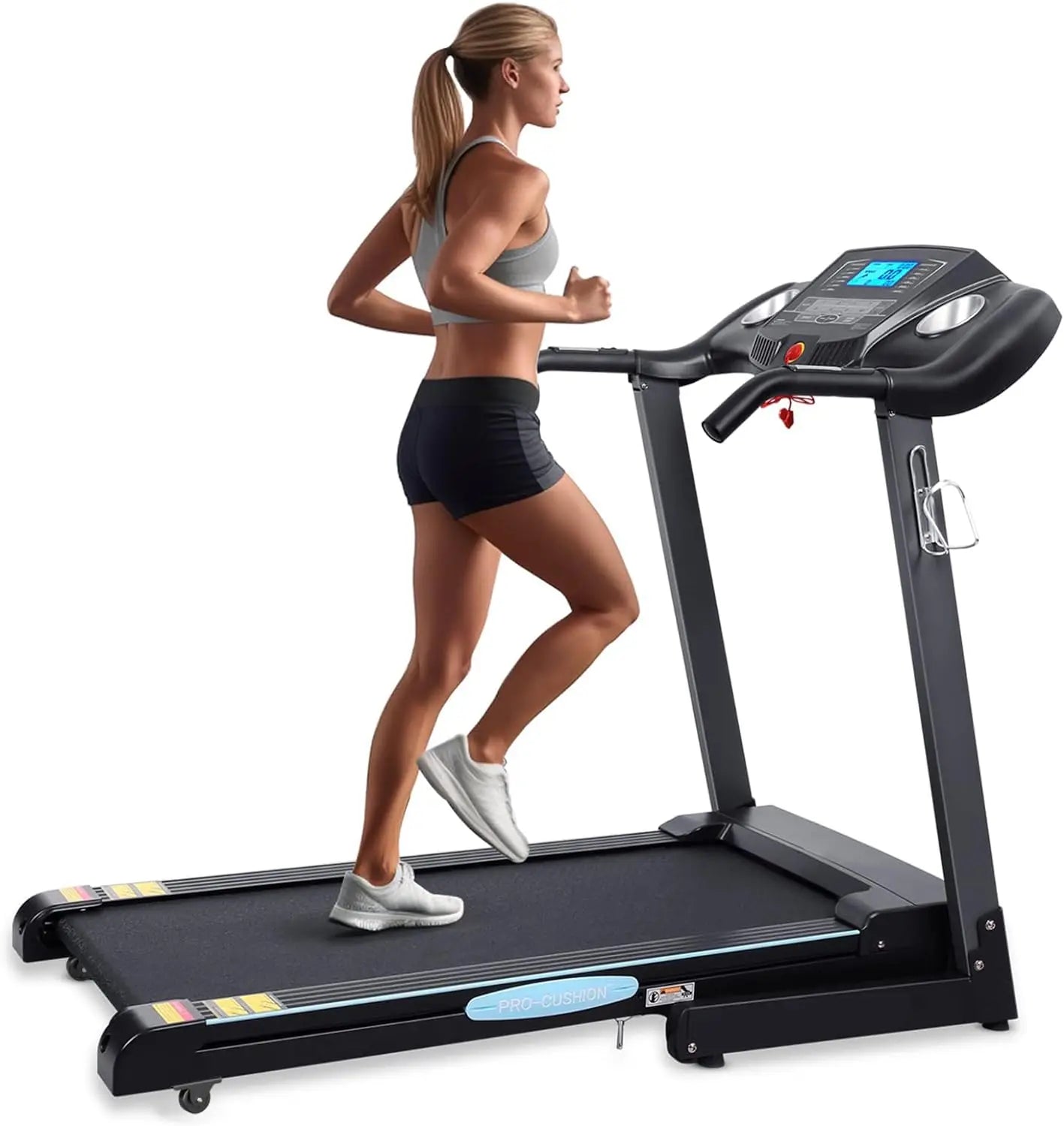 Treadmill with Auto Incline Folding Treadmill 12% Incline