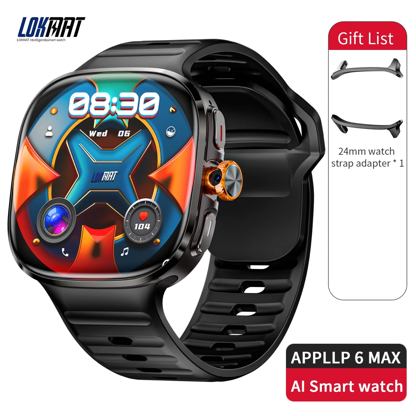 New APPLLP 6 MAX Android Smart Watch Phone