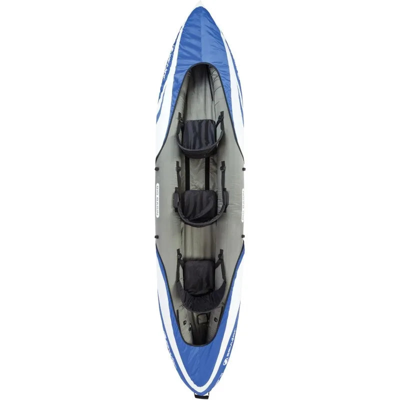 Big Basin 3-Person Inflatable Kayak with Adjustable Seats & Carry Handles