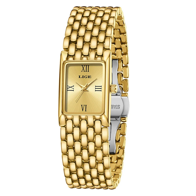 Luxury Retro Rectangle Classic Watches For Women