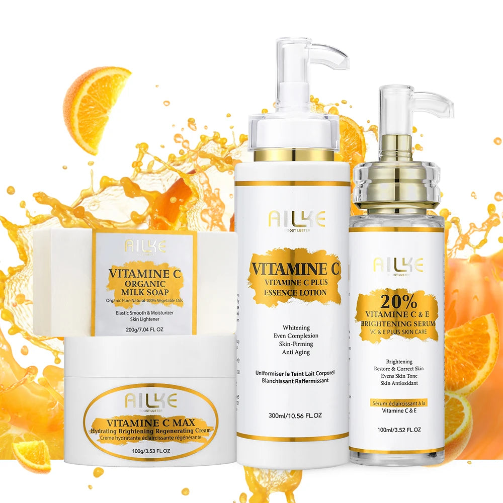 Vitamin C Skin Care Kit, With Lightening Body Lotion,
