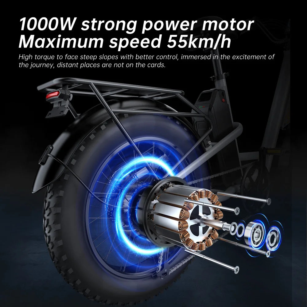 Adult Electric Bike  MotorRemovable Battery