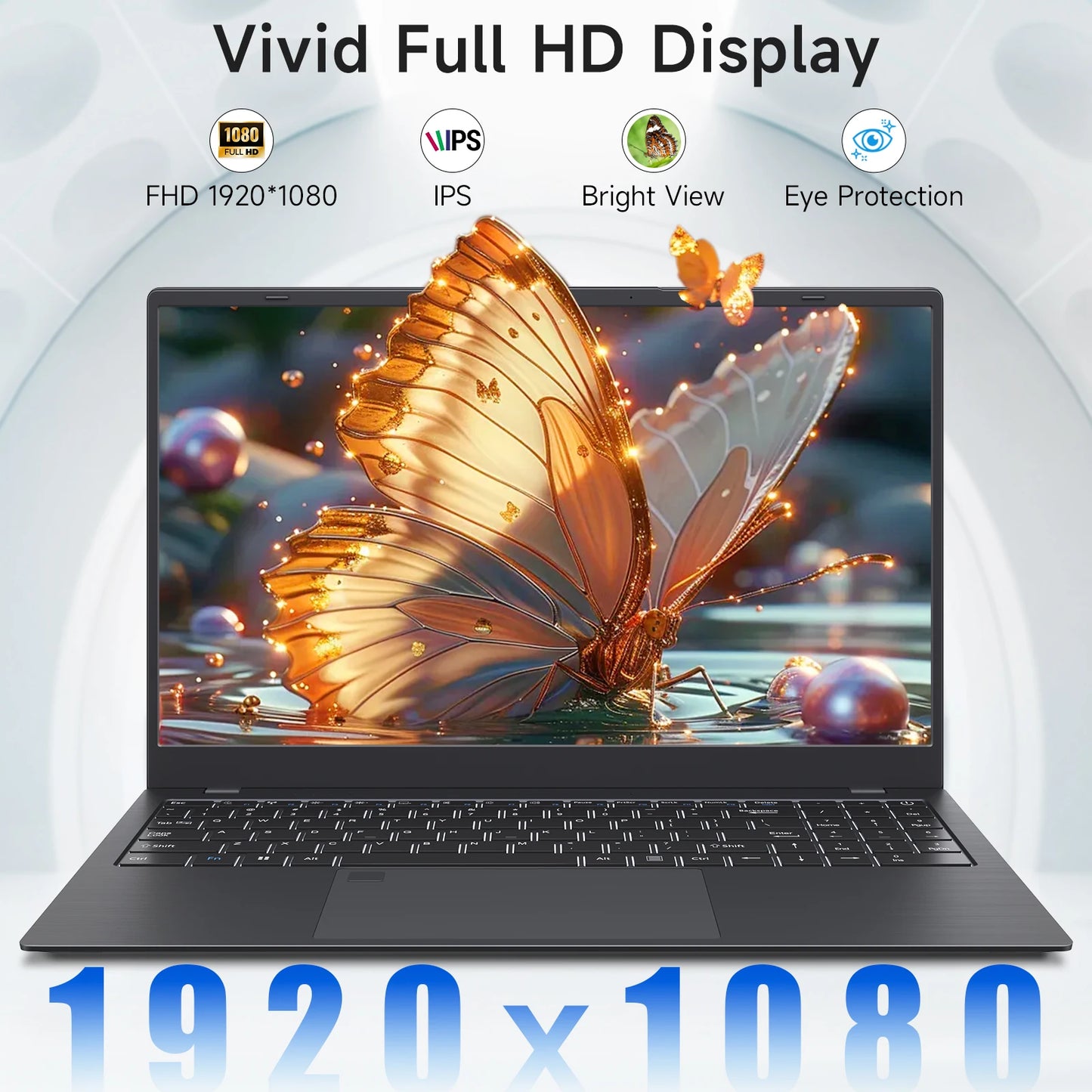 15.6 Inch  Laptop Notebook  RAM  Windows 11 Fingerprint Recognition