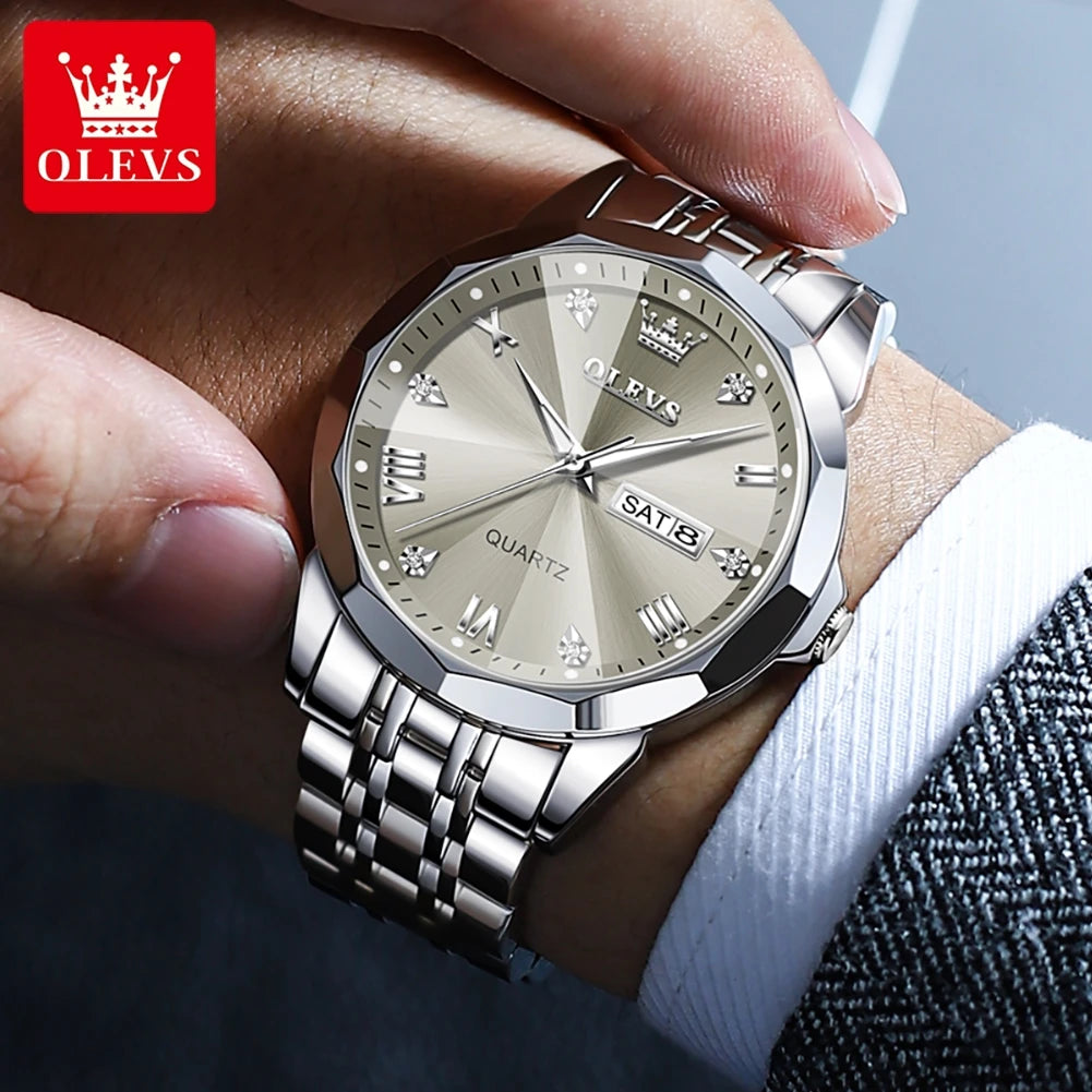 Men's Watches Causal Fashion Original Quartz Watch f