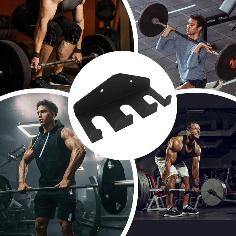 Barbell Holder Wall Mount Vertical Barbell Storage Rack