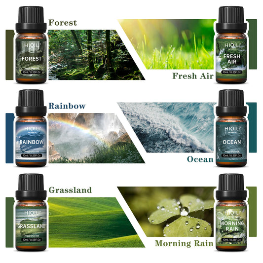 Fragrance Oils Set-Nature Theme | TOP 6 Gift Set