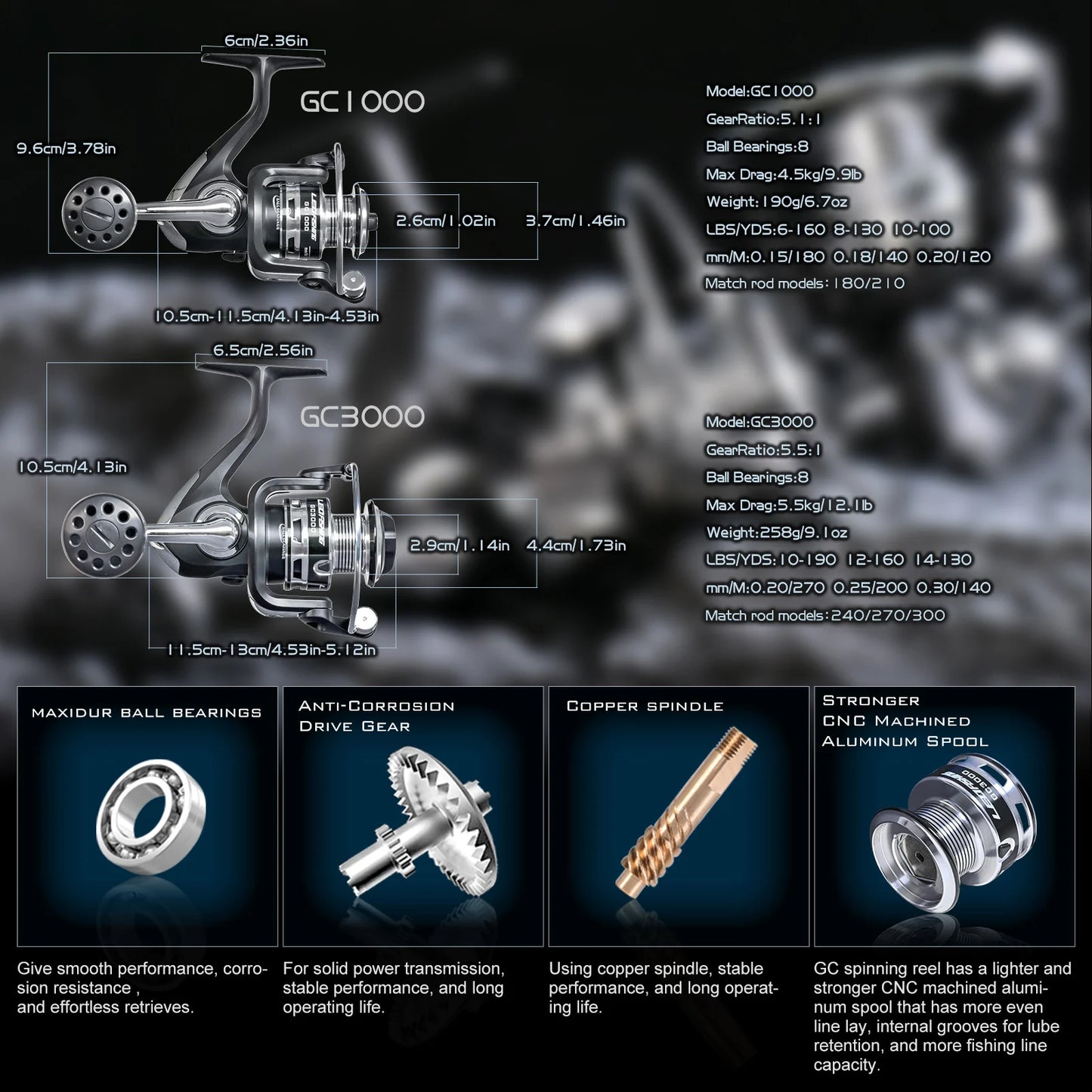 Fishing Rod and Reel Combos Telescopic