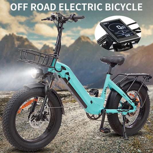 Ebike  Detachable Battery  For Urban Commuting, Foldable With Basket,