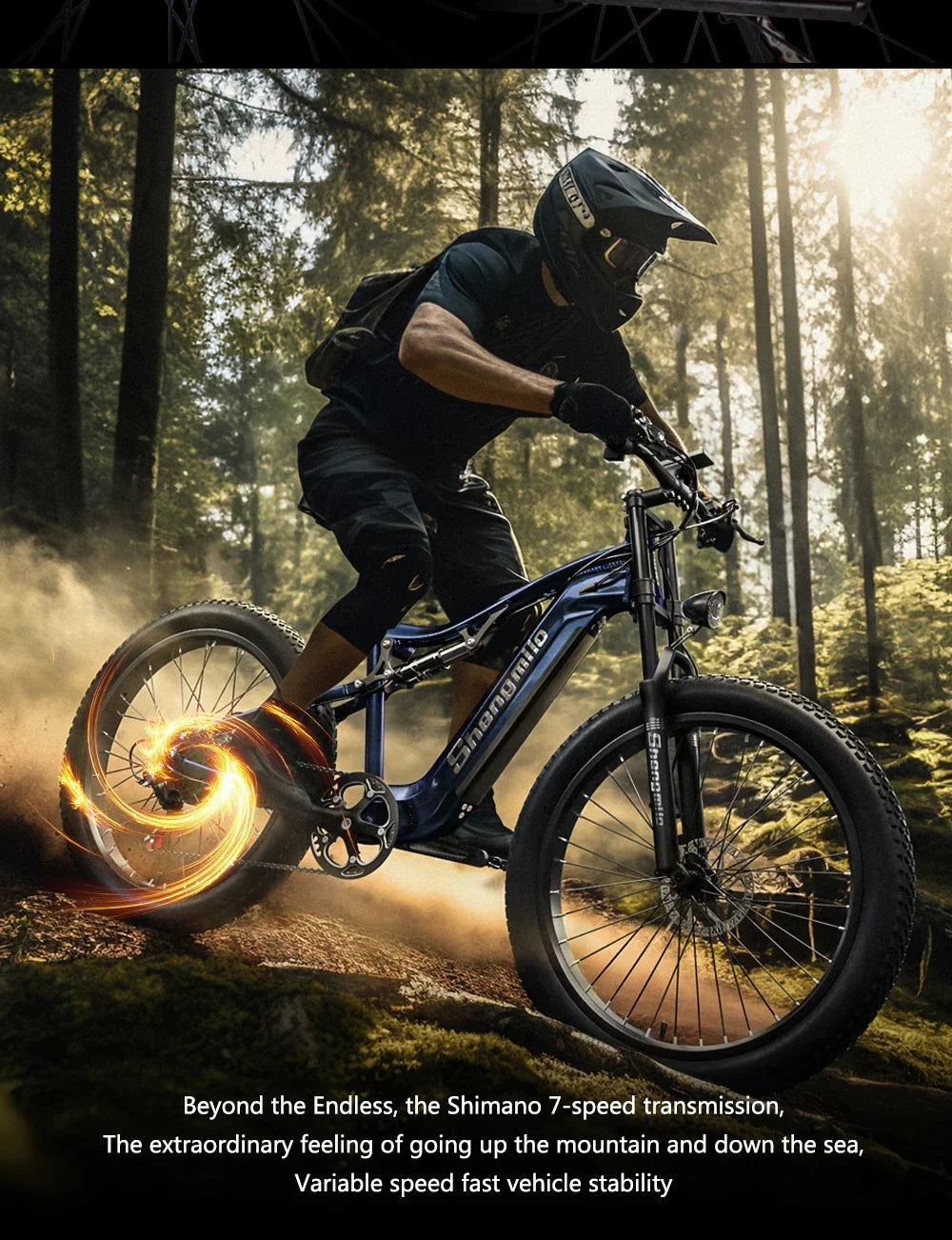 Electric Bicycle Sh00 Motor  battery 26 inch  Mountain Snow
