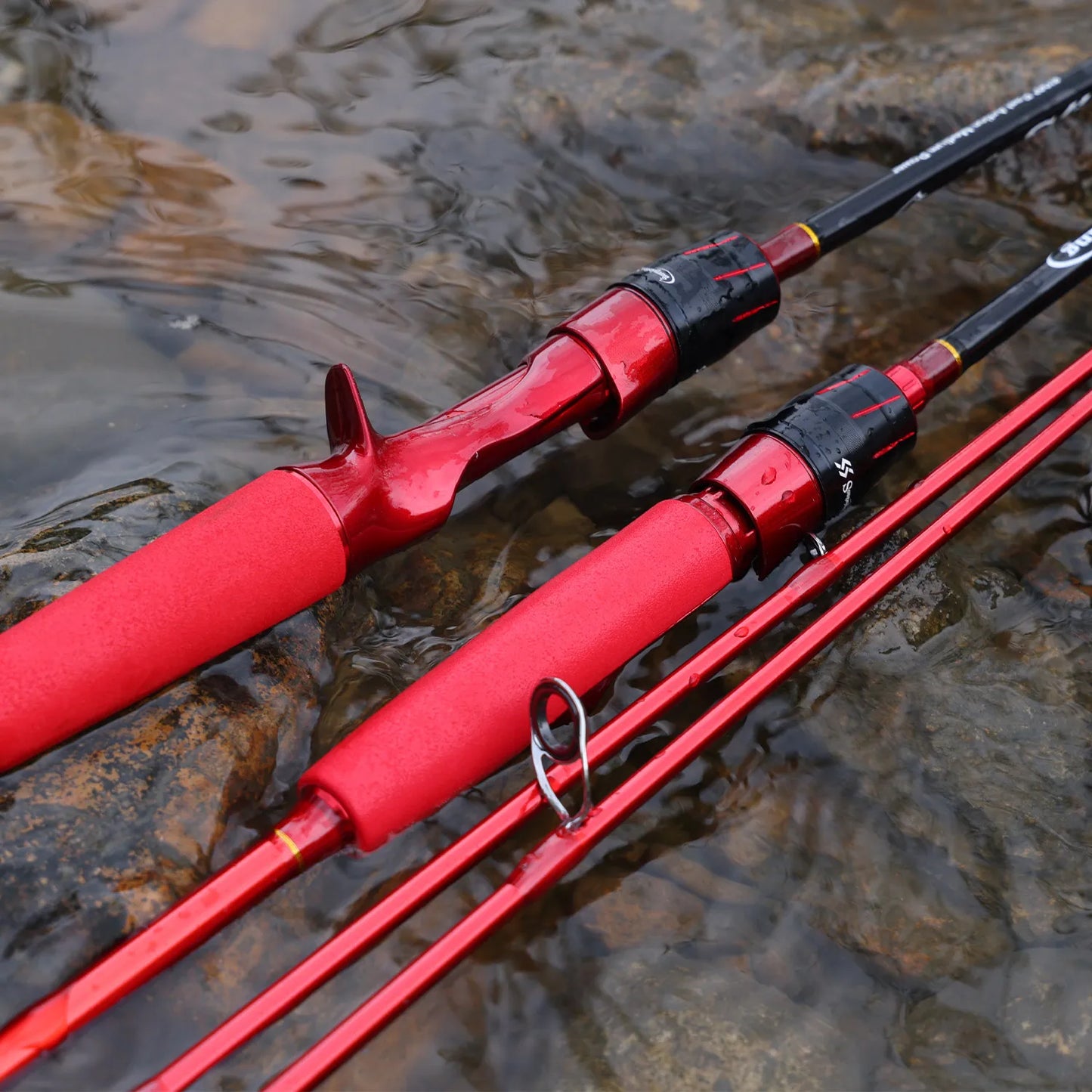 1.8m Carbon Fishing Rod 2 Sections 4-12LB