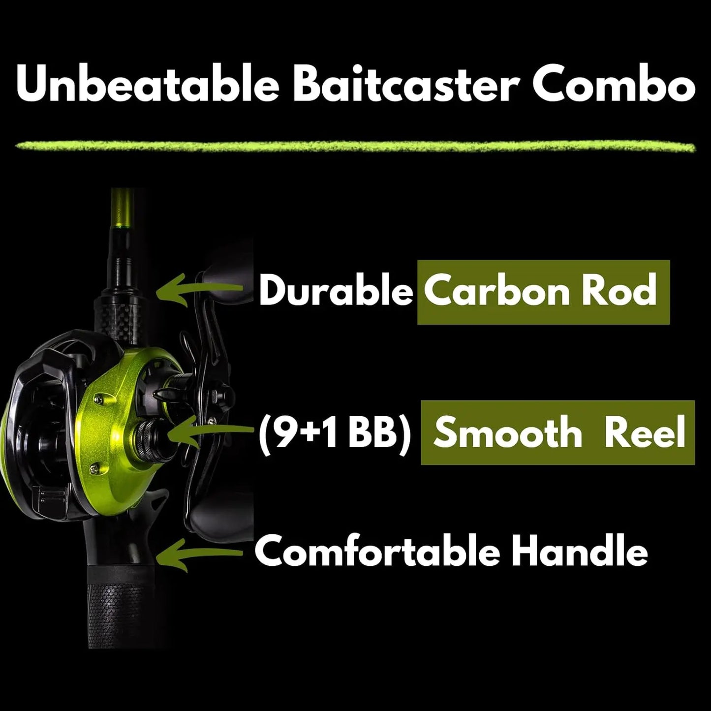 Rod and Reel 7 Feet |Premium  Combo Right left Handed