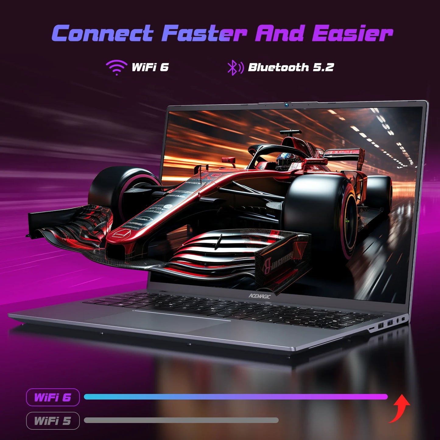 Laptop 16GB LPDDR5 Ram 512GB Rom Windows  Wifi 6 Notebook