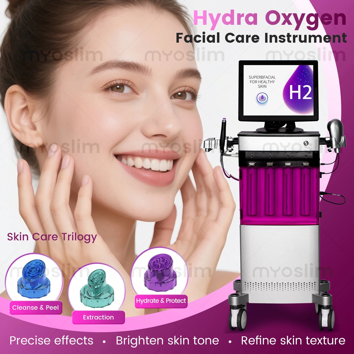 Hydra Oxygen Facial Machine Ultra Clear Deep Cleansing