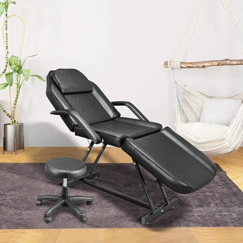 Massage Salon Tattoo Chair  Facial Bed Table, Adjustable Beauty