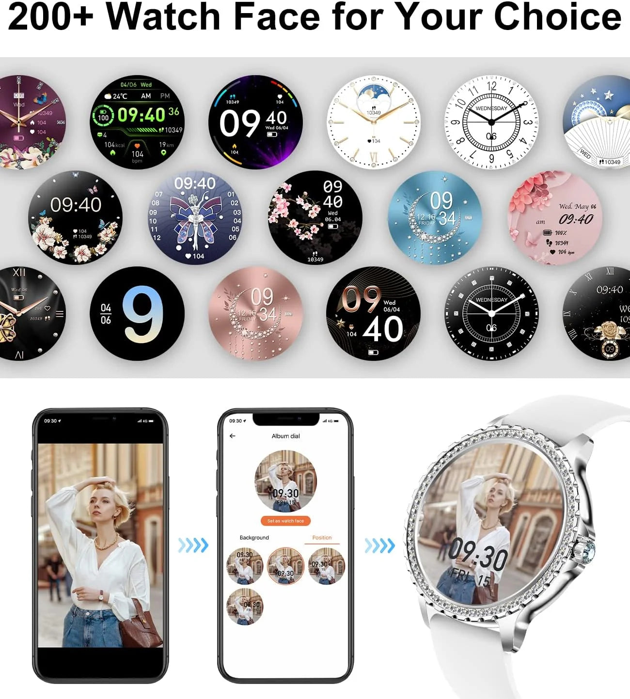 Smart Watches for Women, Fitness Tracker