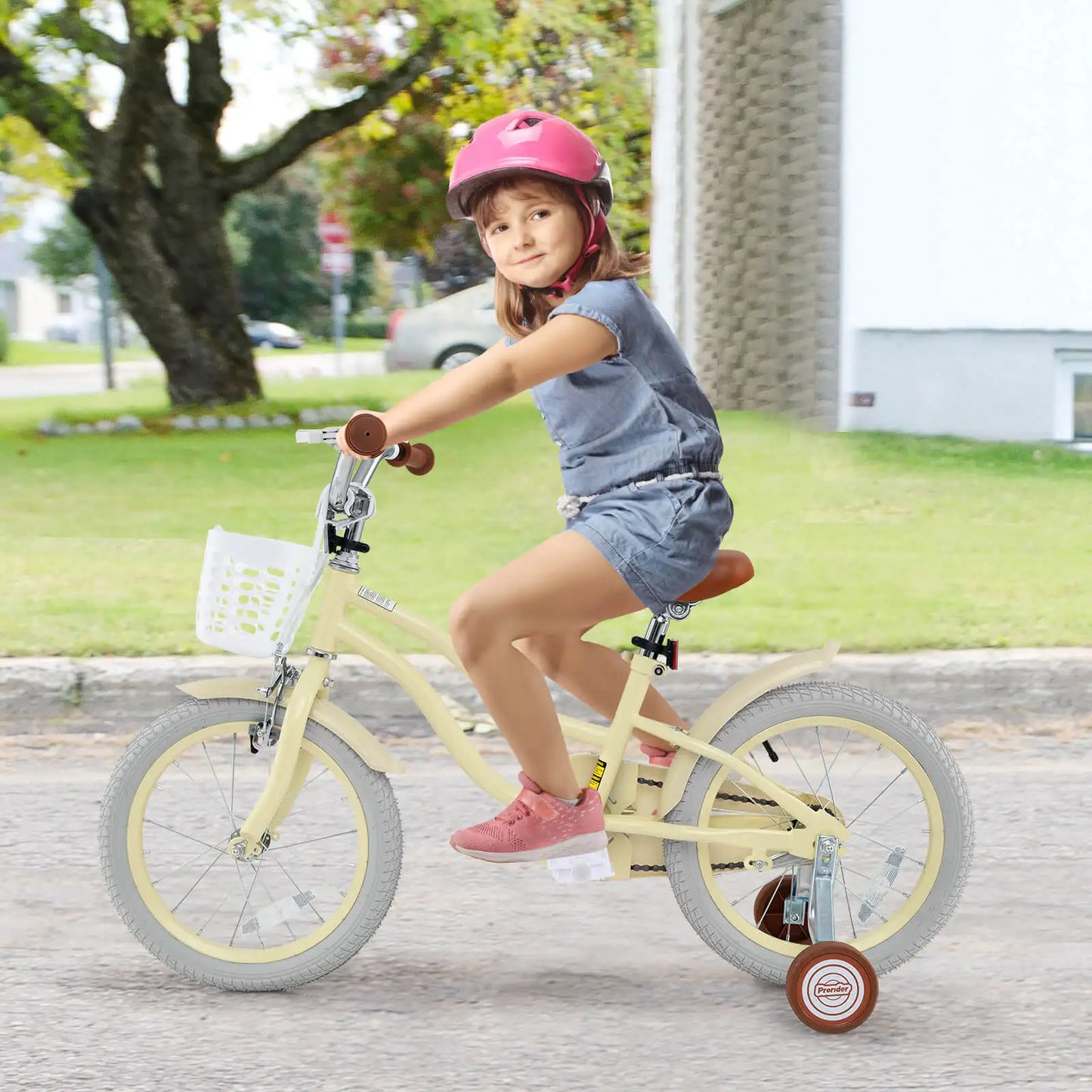 16" Kids Bike Toddler Adjustable Bicycle w/Training Wheel