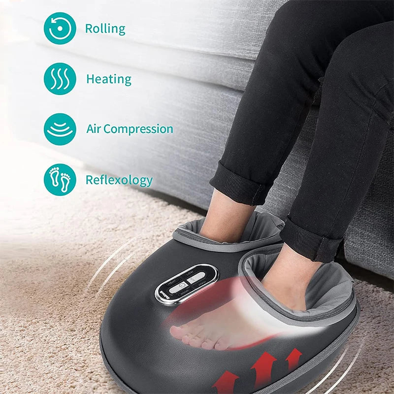 Foot Massager Electric Machine Air Compression Heating