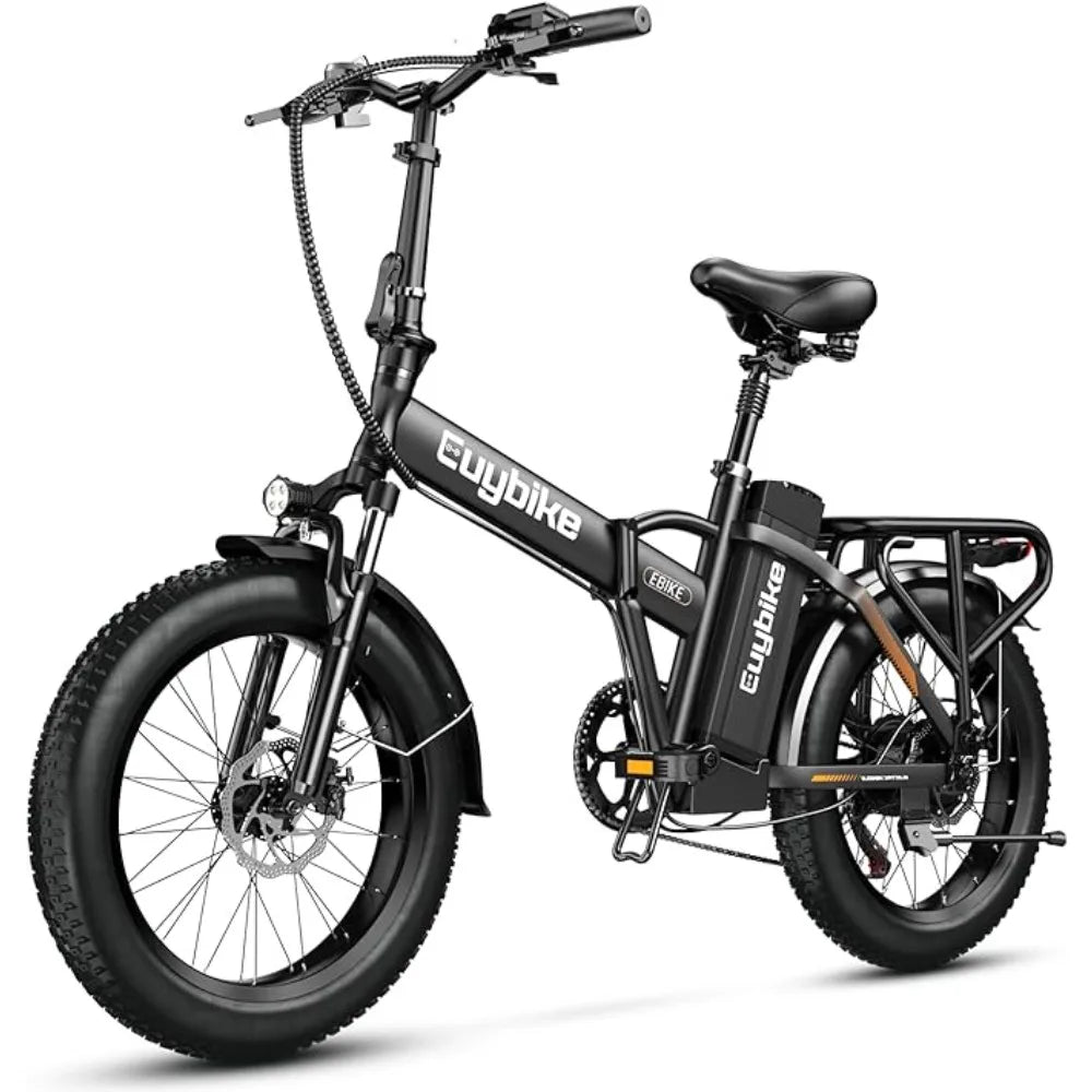 Folding Electric Bike,Large Removable Battery ,80 Miles