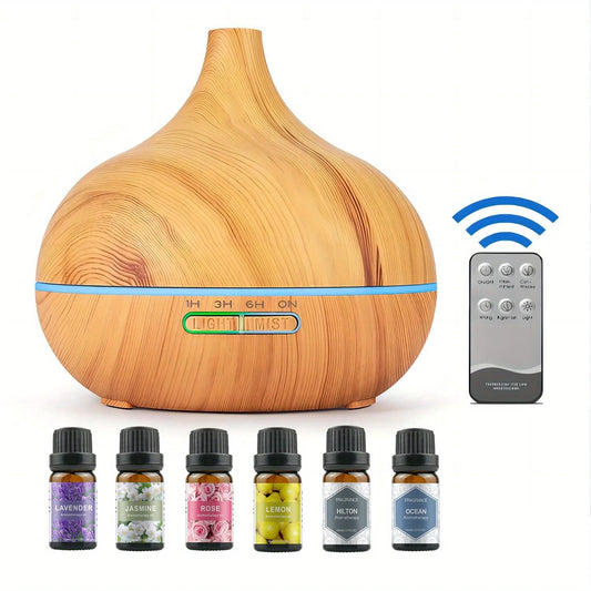 Essential Oil Aroma Diffuser with 6-Bottle 1