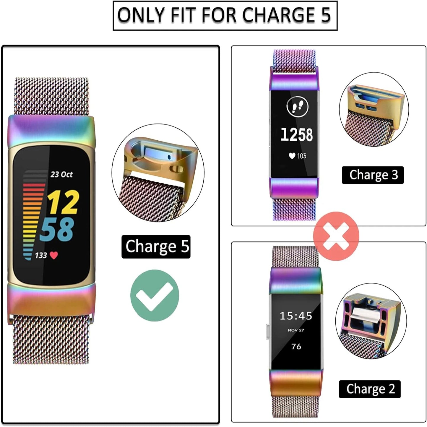 Metallic Adjustable Stainless Steel Mesh Loop