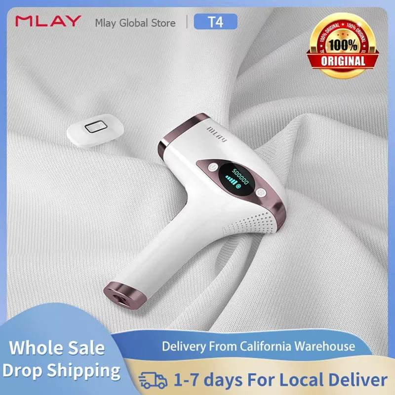 Laser Handheld Hair Removal Machine Ice Cool Permanent Face