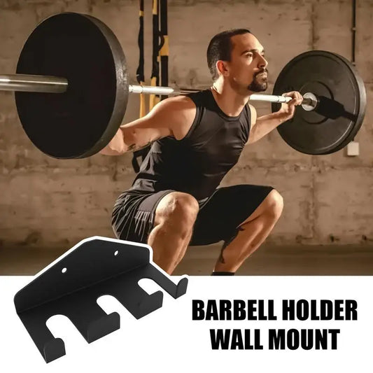 Barbell Holder Wall Mount Vertical Barbell Storage Rack