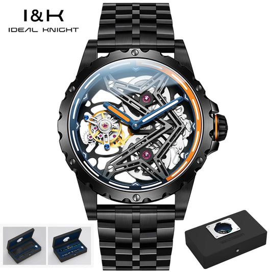 Automatic Mechanical Watch for Men Fully Hollow High Quality Luxury