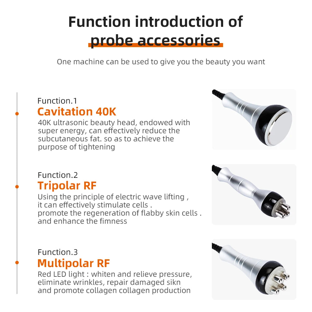 3-in-1 Vacuum 40 K Slimming  Skin Tightening And Anti Wrinkle