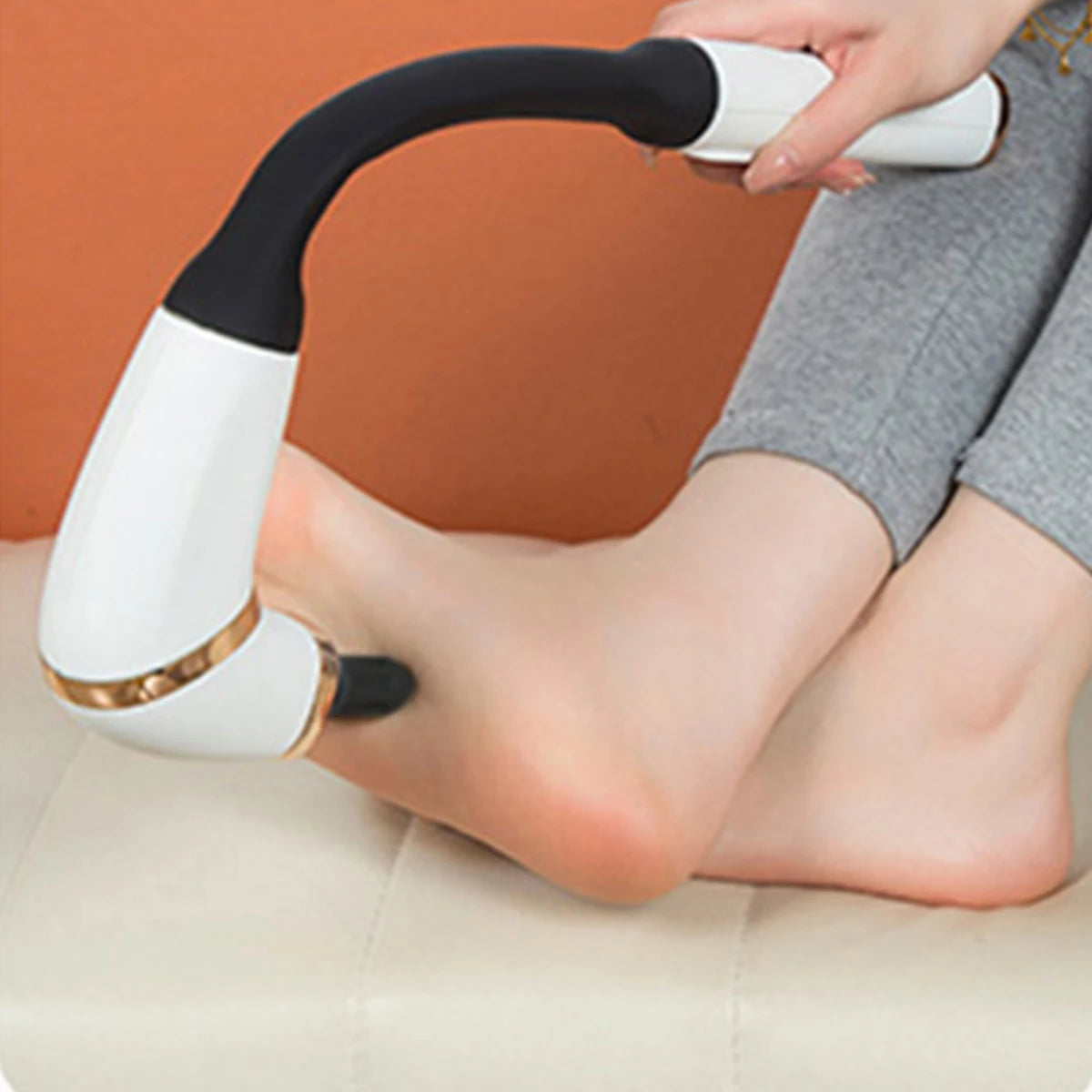 Massage Gun with Upgraded Extension Handle, Back Massager,