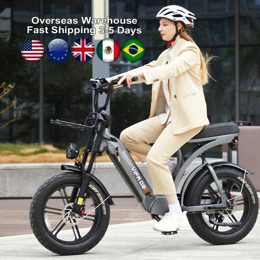 Electric mountain bike 750w oil brake fat tire snowmobile