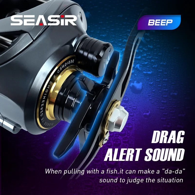 Cast-X Bait asting Reel 7.3:1 HS Gear Ratio Aluminum Double Spool