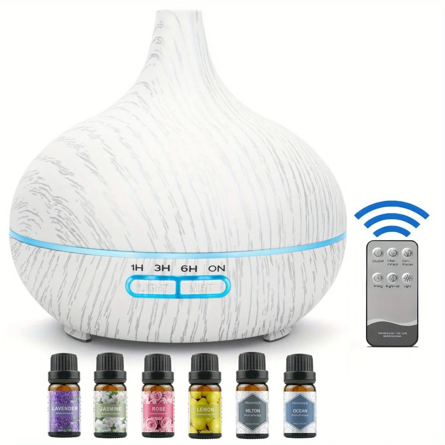 Essential Oil Aroma Diffuser with 6-Bottle 1