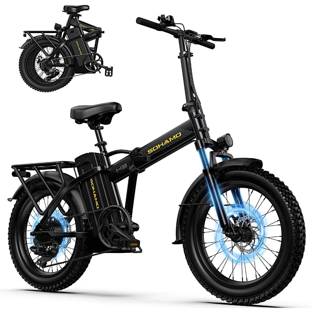 Electric Bike for Adults, 750W Brushless Motor Foldable