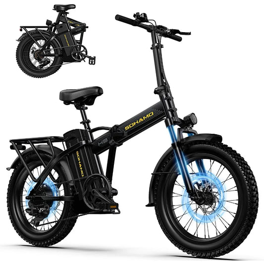 Electric Bike for Adults, 750W Brushless Motor Foldable