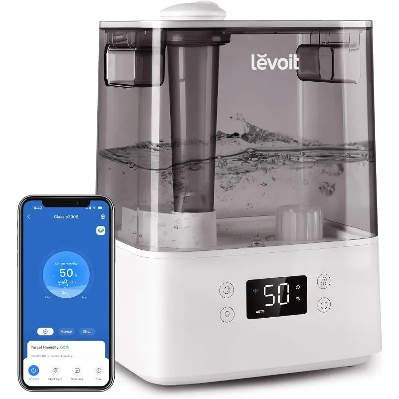 Smart Humidifiers for Bedroom Large Room Home,(6L)