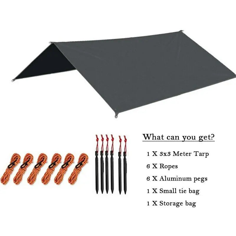 10x10FT Camping Tent  Waterproof Big Space