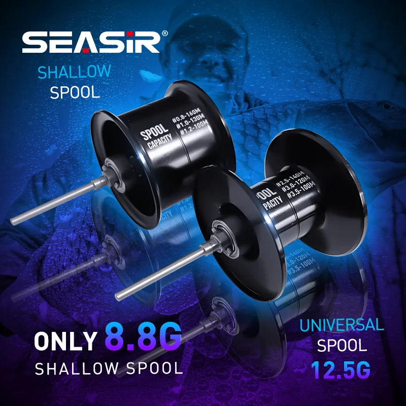 Cast-X Bait asting Reel 7.3:1 HS Gear Ratio Aluminum Double Spool