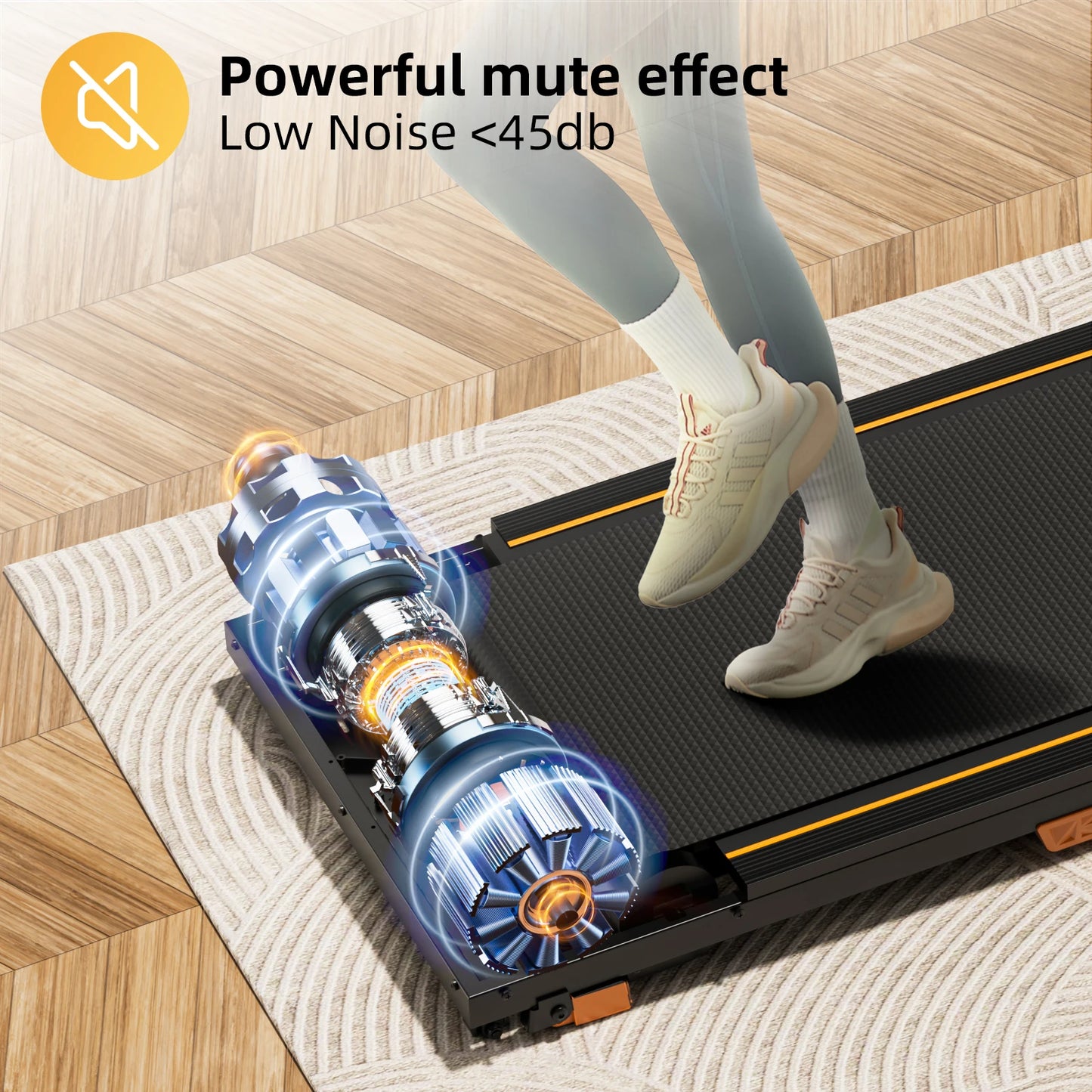 Under Desk Treadmill, Incline Walking Pad