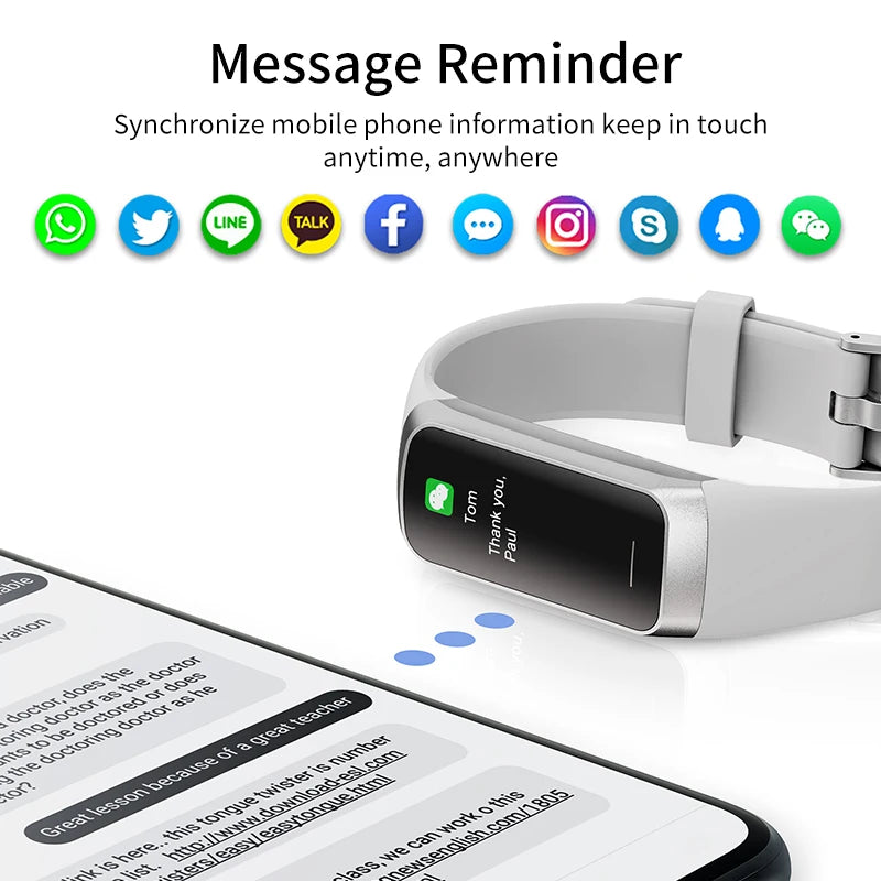 Smart Watch Men 2025 Smart  Women Heart Rate Blood