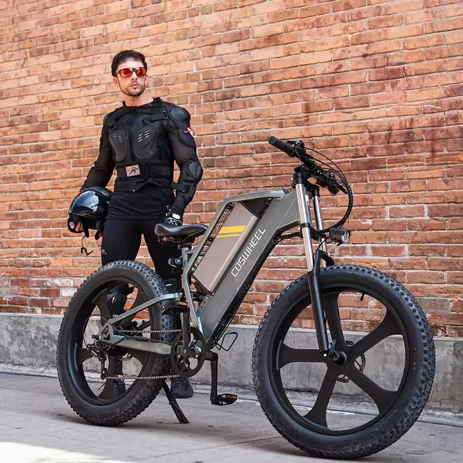 Electric Bike 26 Inch Fat tires Adult  Mountain