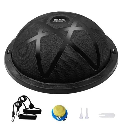 23-Inch Half Exercise Ball Trainer with Pump & Resistance Bands - 660 lbs
