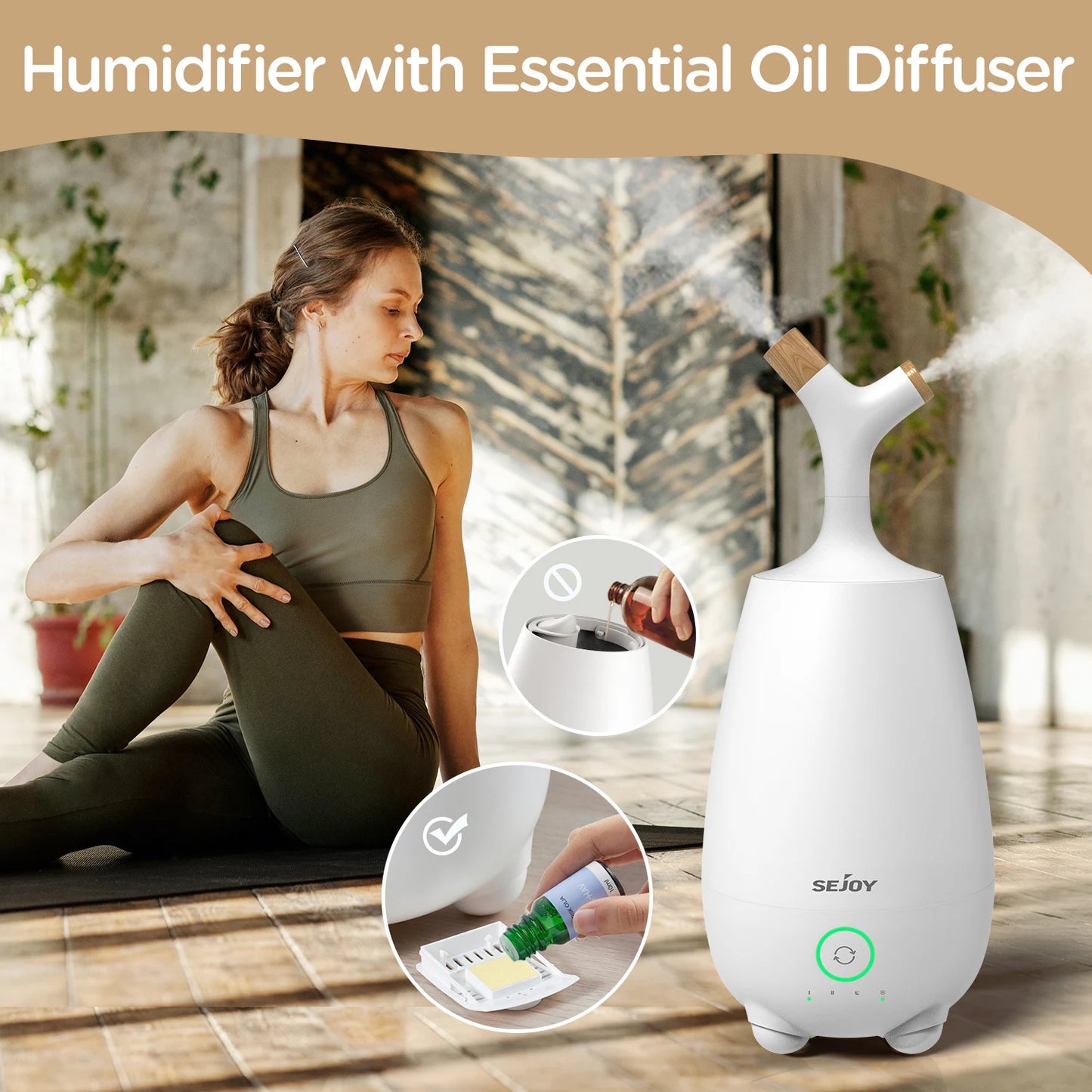 Home Aromatherapy Air Humidifier Diffuser