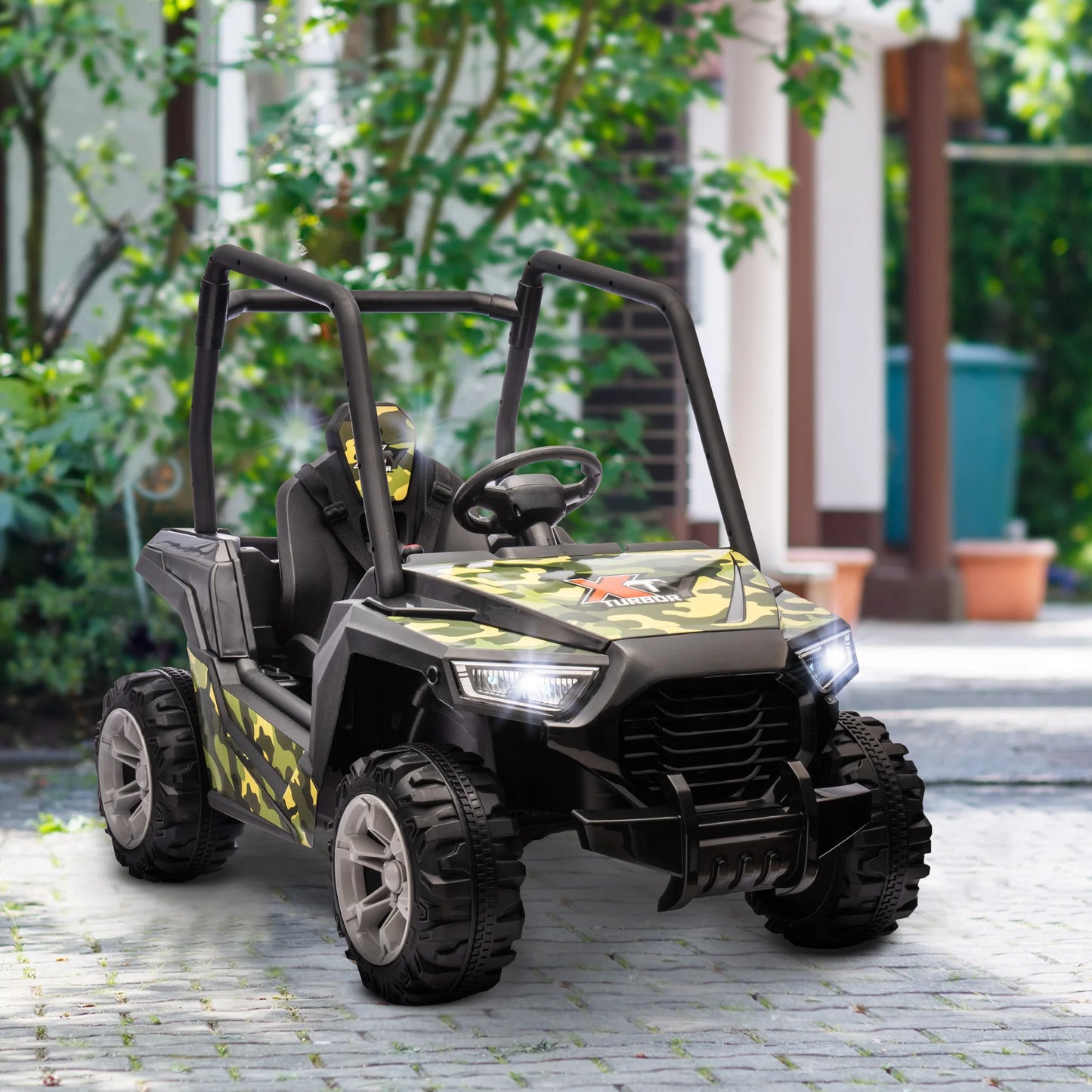 12V Kids Electric Car with Parent Remote Control, Spring Suspension