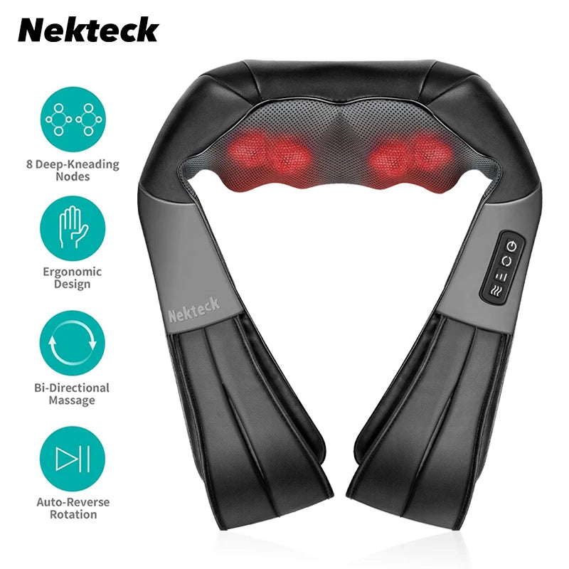 Neck and Shoulder Massager Heated Back  U Shape Deep