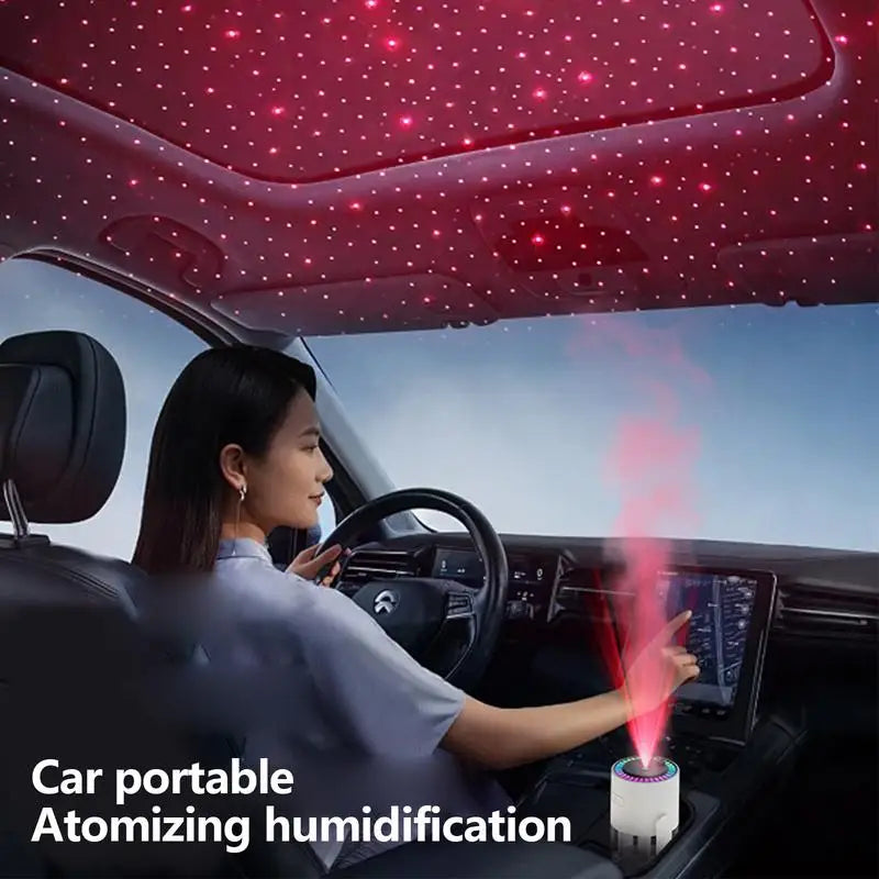 Star Projector With Humidifier Nightlight Comforting