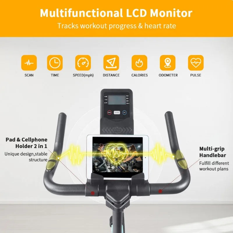 Exercise Bike 300LBS Weight Capacity Smooth Silent