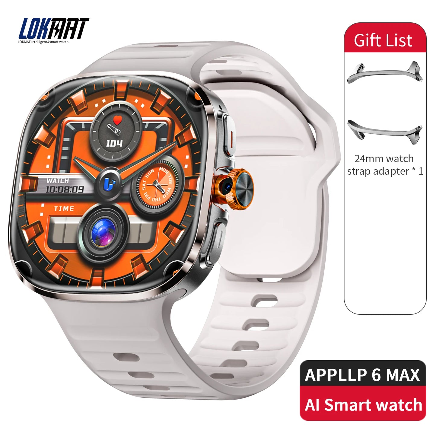 New APPLLP 6 MAX Android Smart Watch Phone